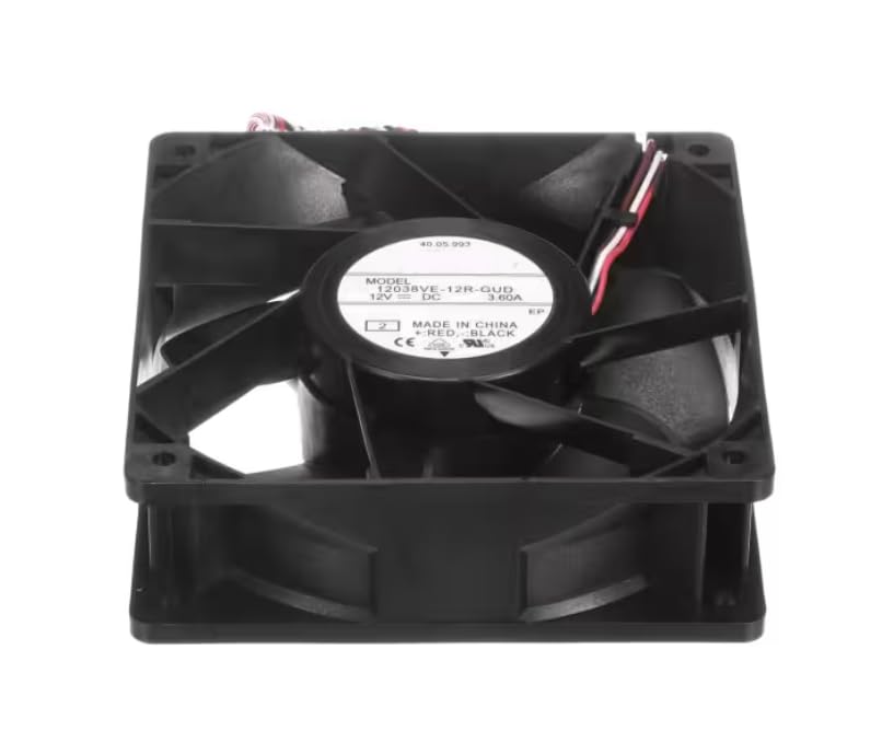 Fits Rational 40.05.993 7200591 12038VE-12R-GUD Axial Fan, Cooling, 12VDC, 3.60A for ICOMBI, LM100AE-AXXXX