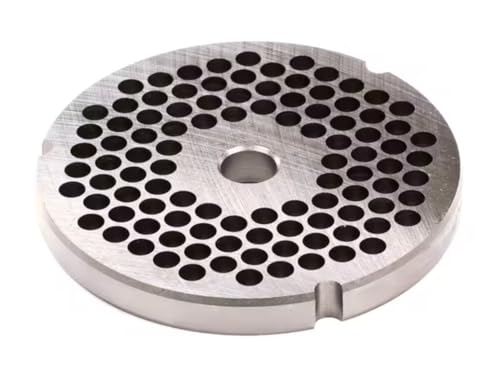 Fits Hobart 32-1/4 Grinder Plate, #32, 1/4" Holes, Carbon Steel for MG2032, MG1532