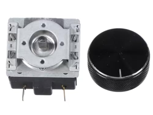 Fits Eurodib 50192052 T125 V012647 Timer with Knob, 15A 125VAC/16A 250VAC