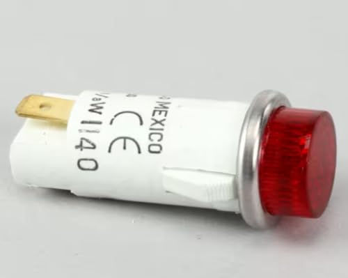 Fits Blodgett 1140 125V 1/3W Indicator Light, Red, 125V for BP-100, BP-50, DFG-100