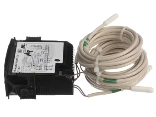 Fits Glastender 07 BLK 7899129140741 87458-0502-2343 Digital Controller with White Display and Black Buttons for MF48 (2017-AFTER), MF36 (2017-AFTER), MF36