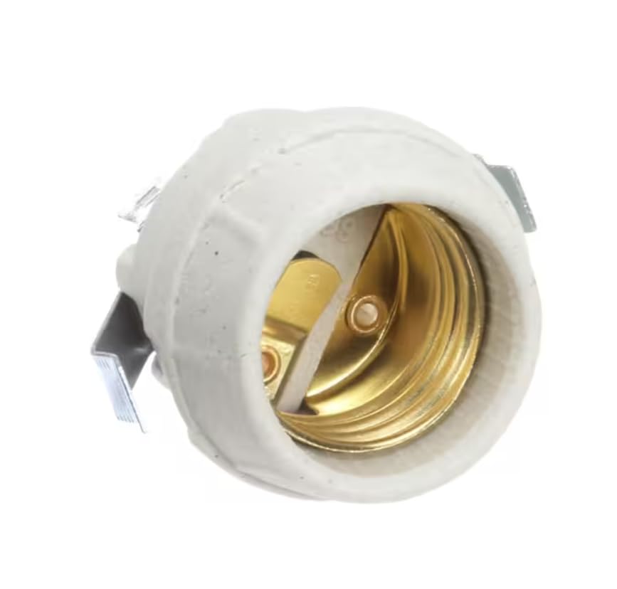 Fits Lang 9124-0 660 Lamp Socket, Snap-in, White for ECOF-AP-M, 236SHE-NAT, DO54B