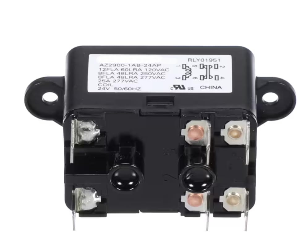 Fits Trane 202329 AZ2900-1AB-24AP RLY01951 Relay, 24V 50/60HZ Coil, SPDT for TEM4A0B3, TEM4A0C4