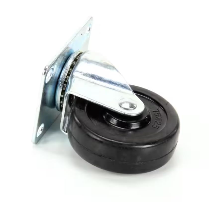 75X25 Caster Without Brake, Swivel Plate, 3" for 406, 406-CA, 406CA-DHL