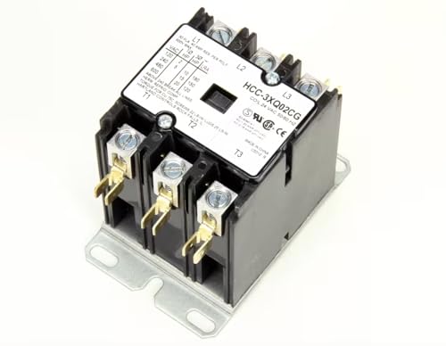 Contactor – Fits Groen HCC-3XQ02CG, 3-Pole 24V Coil for BPM-15E, BPP-30E, DEE/4-20, EE-20 Models Replacement