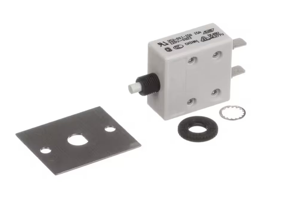 Fits Cretors 252-001-150 15A 120V~ 0823 DC48V AC277V Circuit Breaker Replacement Kit
