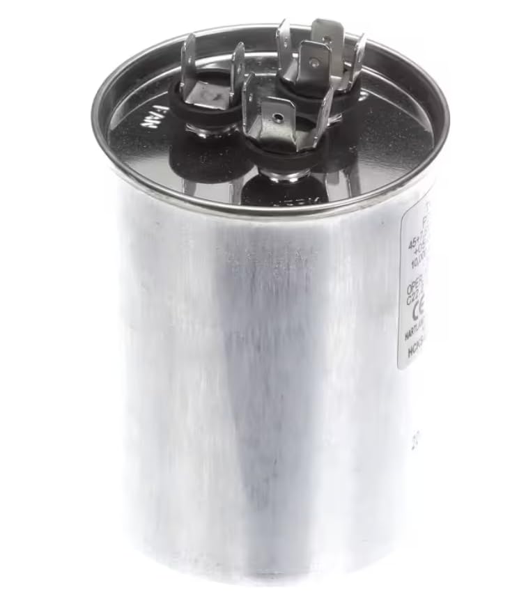 Fits International Comfort Products 45+7.7MFD AMB46C E223457 K2521 HCKS450D075R440102Z 202106231C Capacitor, Run, 45 + 7.5MFD, 370-440 Volt, 50/60HZ, Round