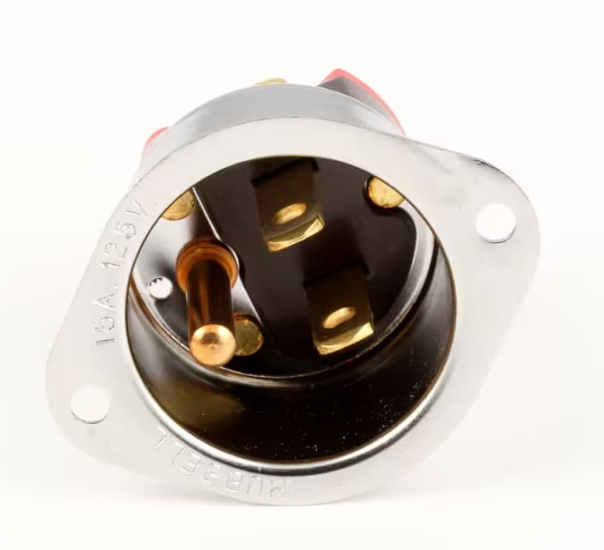 15A 125V White Inlet, Miniature, 125V, 15A for 500-TH/III, 1000-TH-II, 750-TH/III