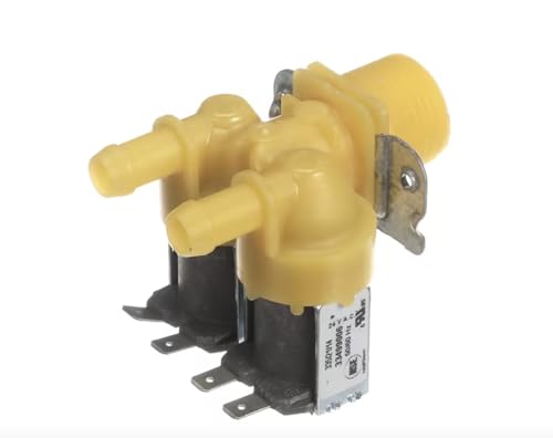 Fits Groen Water Fill Solenoid 3/4" Thread, Dual 3/8" Hose Barbs 33499006