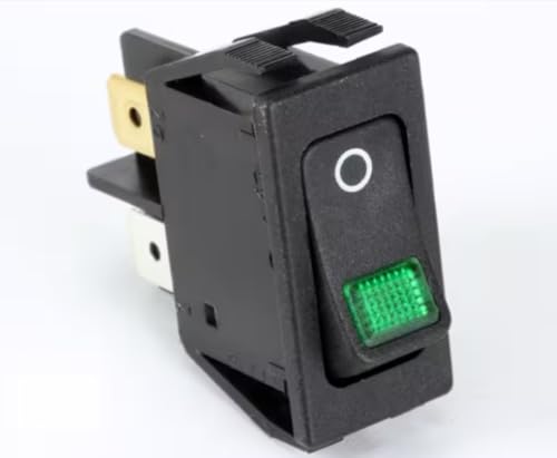 155.. 5/100A 250V T100/55 16A 250V R145 Switch On/Off with Light, Rocker, Dpst 250V, 16A for TF-2045, GRS-72-B, GRS-60-A
