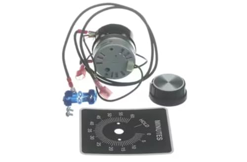 Fits Piper Products 706150 24358 M206 50SM13-1-1128 M006 Timer Kit with Knob and Dial Plate, 60 Minute for 1008-SS, 1016-SS, 1016-SS-D
