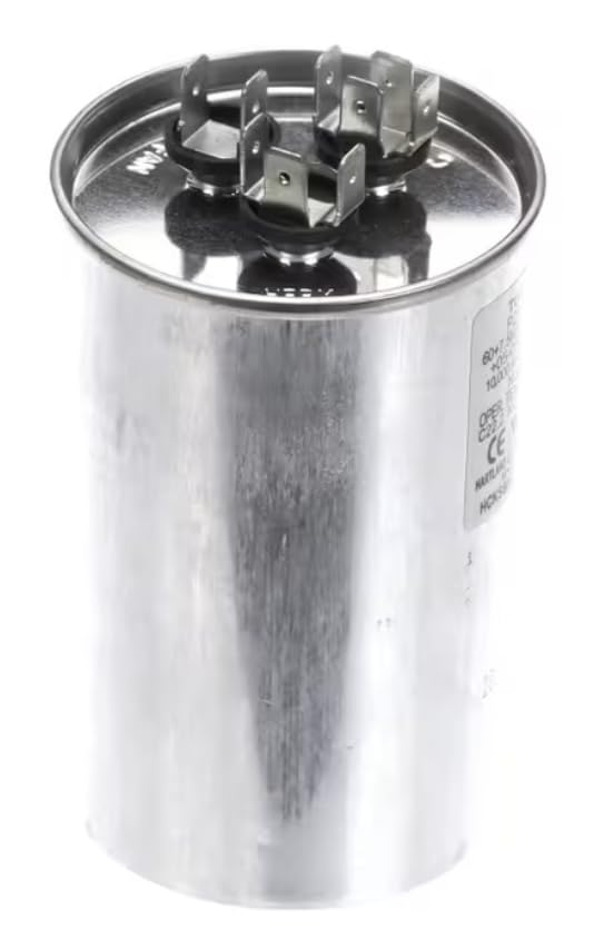 Fits International Comfort Products P291-6074R E223457 K1421 HCKS600D075R440102Z 202104231D Capacitor, 370-440 Volt, 50/60HZ, Round, 60+7.5MFD for N2H348GKB100, PGME48G120E, N2H348CKA300
