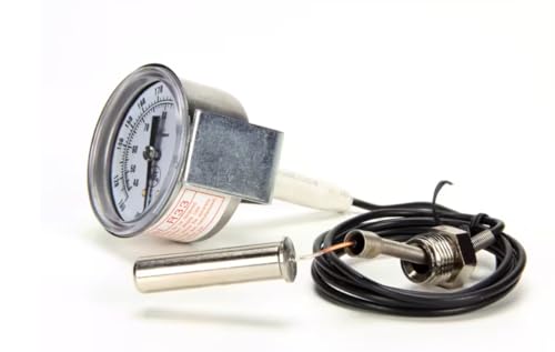 Fits Jackson R33 E203950 Thermometer, Rinse, 100-220F, 48" Capillary for 10A, 10AB, 10APRB