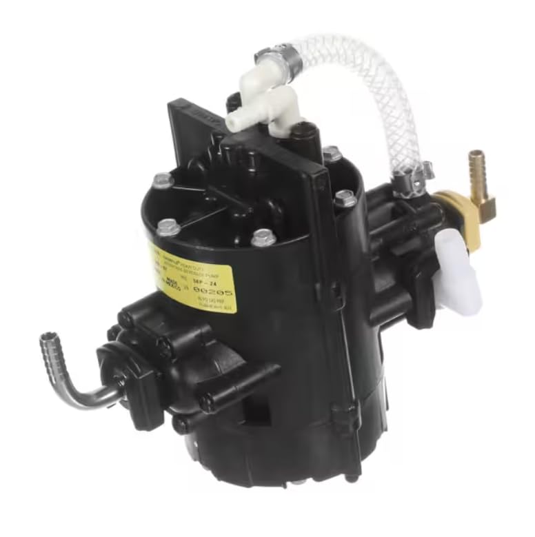 Fits Lancer 9184059 00205 BIB Pump, 1/4 Stainless Steel, Shurflo, Black