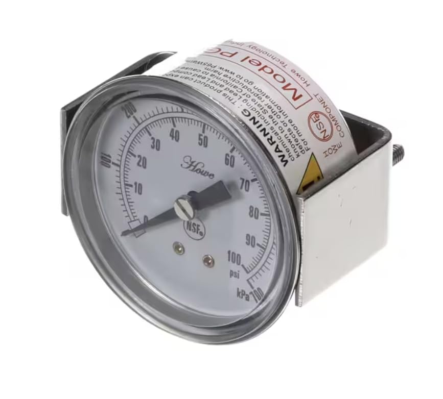 Fits Jackson PG01 Pressure Gauge, 0-100 PSI, 2", Back Mount for TEMPSTAR, TempStar FL, TempStar FL-VER