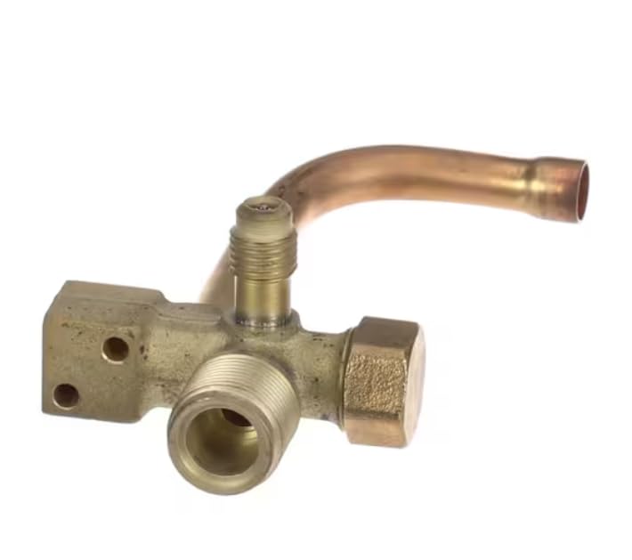 Fits Carrier HVAC V220928 700PSIG Refrigerant Service Valve, 3/8" for 25HBB318C0031060, 25HCD360A0050011