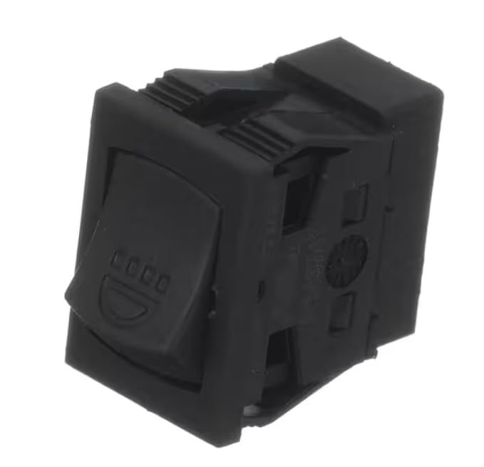 E143741 4A 250V 5A 125V Switch, Rocker, SPST, Black, Range for CFEF3016VSD, CFEF3054TDG, FCRC3012ABD