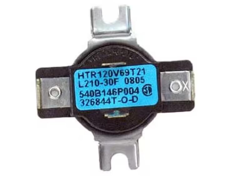 HTR120V D2135 32685 Thermostat, Inlet Biased, L210-30F, Dryer for DPSB619ED2WW, DBLR333GE0CC, DBSR463GG0WW