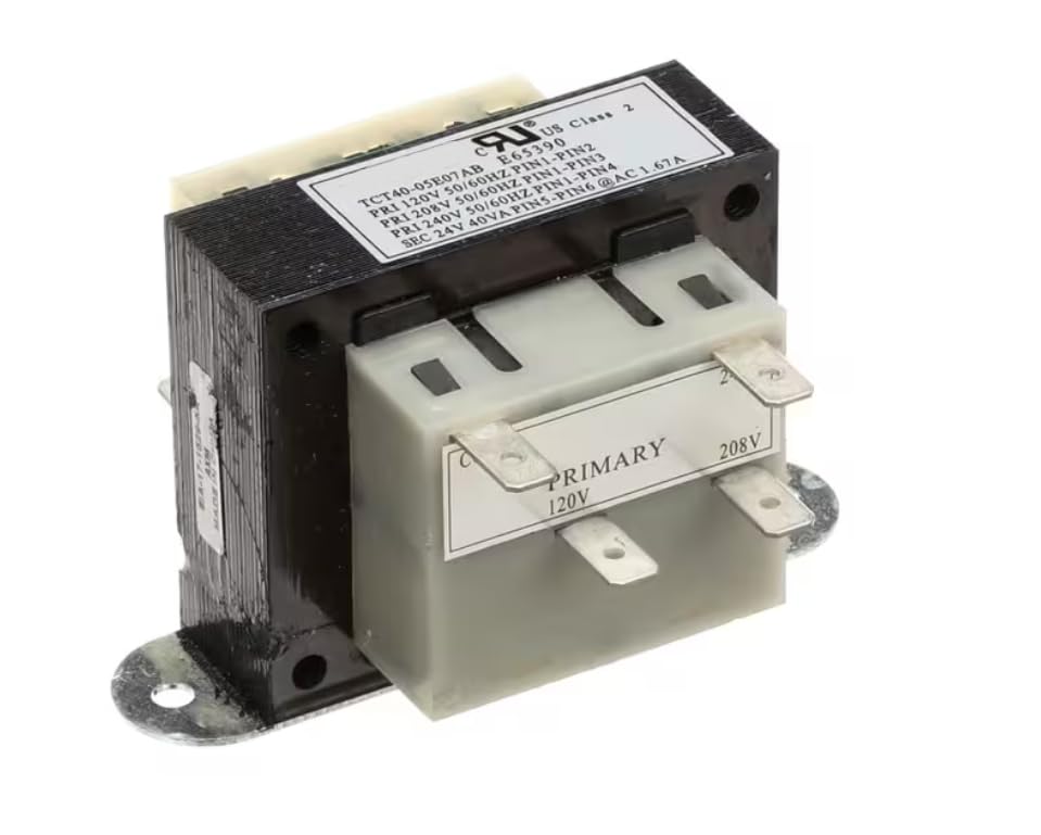Fits Food Warming Equipment EIA-17-1529-5A Transformer, 120/208/240 to 24V, 50/60HZ, 40VA for PHTT-12, PHTT-4, PHTT-6