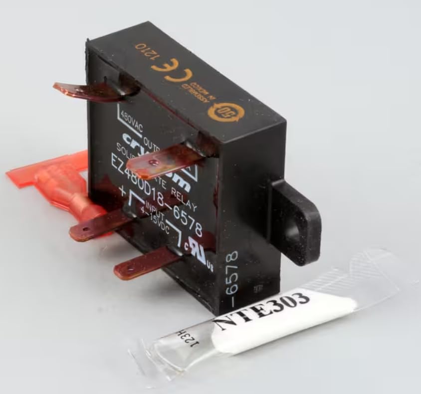 Fits Frymaster 1210-6578 123H NTE303 Relay Kit, 18A, HLZ for FGP55, FPH155, H55