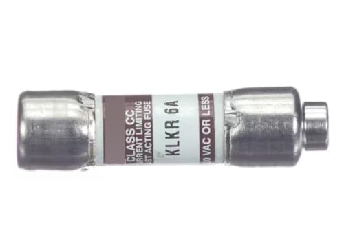 Fits DiversiTech Class CC 040725 I.R. 200KA RMS SYM Fuse, 600 Volt, 6 Amp
