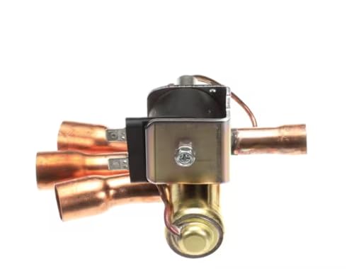 Fits Carrier HVAC 2143858940 EF178Z113 XY1744 Reversing Valve, 4-Way, 1/2" x 5/8", 24VAC, 50/60HZ for 50VR A30 50, 50VR A30 30, 50VR A24 30