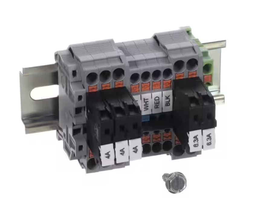 Fits Garland 61624 1500711 4608729 Terminal Block, 10 Pole, Din Rail