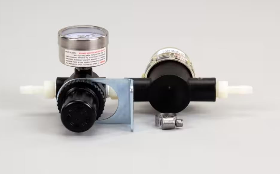 Fits Antunes R91W-2AS-014 Single Unit Regulator Kit, compact, permits adjustment for water pressure into one steamer for CM-100, DFW-100, TBS-1X