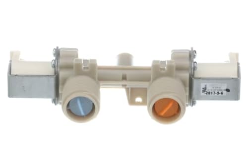 "USEONG(9F) IV-21A-13 AC100-120V 50/60 HZ 5.5W 2017-9-6 Solenoid Valve, Dual Water Inlet, Washer"