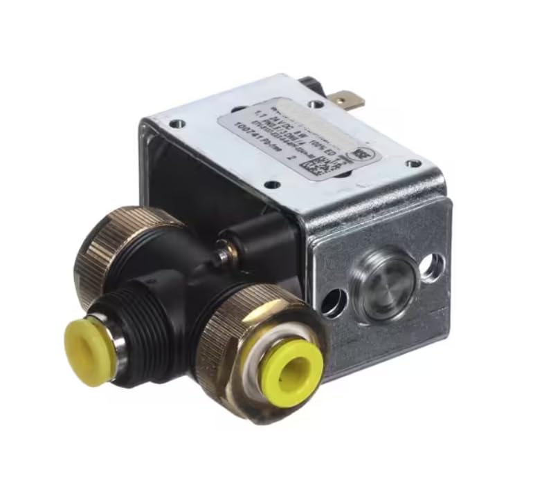 Fits Schaerer ETV-S137-EXX-5-6-6PF-024/=-R0 100741 Solenoid Valve, 24VDC, 3/2 Way, 6.0 8-6-6 for Soul C
