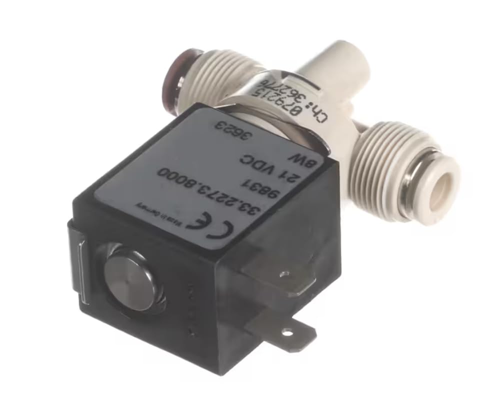 Fits Schaerer 33.2273.8000 9831 8W 3623 3627761_A Solenoid Valve, 2/2, 21VDC, PPSU for Soul C