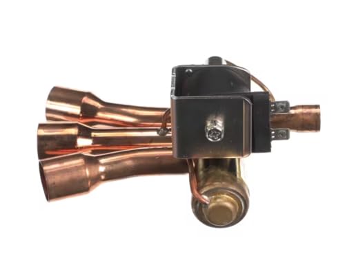 Fits Lennox 101813-01 AC24V 2194975475 Reversing Valve with Coil, 24V, 50/60HZ, 1/2" X 3/4" for 14HPX-024-230-19, 14HPX-030-230-17, EL16XP1-018-230A-02