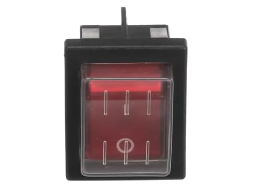 Fits Omcan DEFOND 16A 250VAC Switch, 250VAC, 16A, Red for CE-CN-0004-P, CE-CN-0008-P