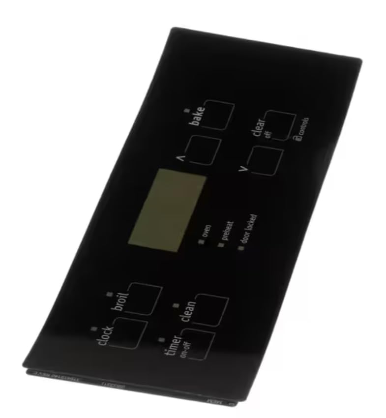 MEM (553331) REV.C Overlay, Control/Timer, ES200, Black, Range for FFEF3015LBA, FFEF3015LBB, FFEF3015LBC