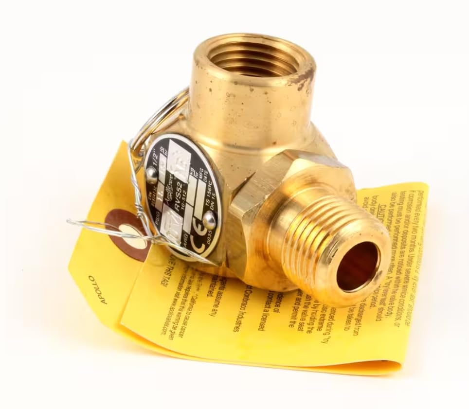 Fits Vulcan Hart 0035 DN 15 OG85475C I-6355-00 Pressure Relief/Safety Valve, 15Lb, 1/2" for GL80E, GL40E, SS60