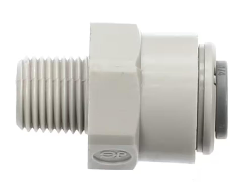 P NSF-51 38 EF PTC Fitting, 1/8" MPT to 1/4", MS-8 Series for MS-8, MS-8-FH, MS-8-EH