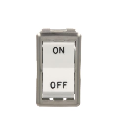10A 250VAC 15A 125 VAC 3/4 1814R 7/8 in x 1 1/2 in Off/On DPST Rocker Switch for Blodget DFG-100, DFG-200, EF Series