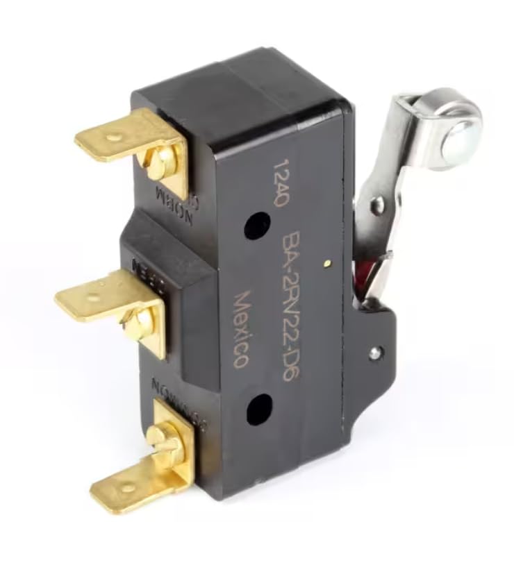 Fits Frymaster 1240 L23 Microswitch, Roller Lever, Ba-2Rv22-D6 for 17BC, 17CSC, 17EC