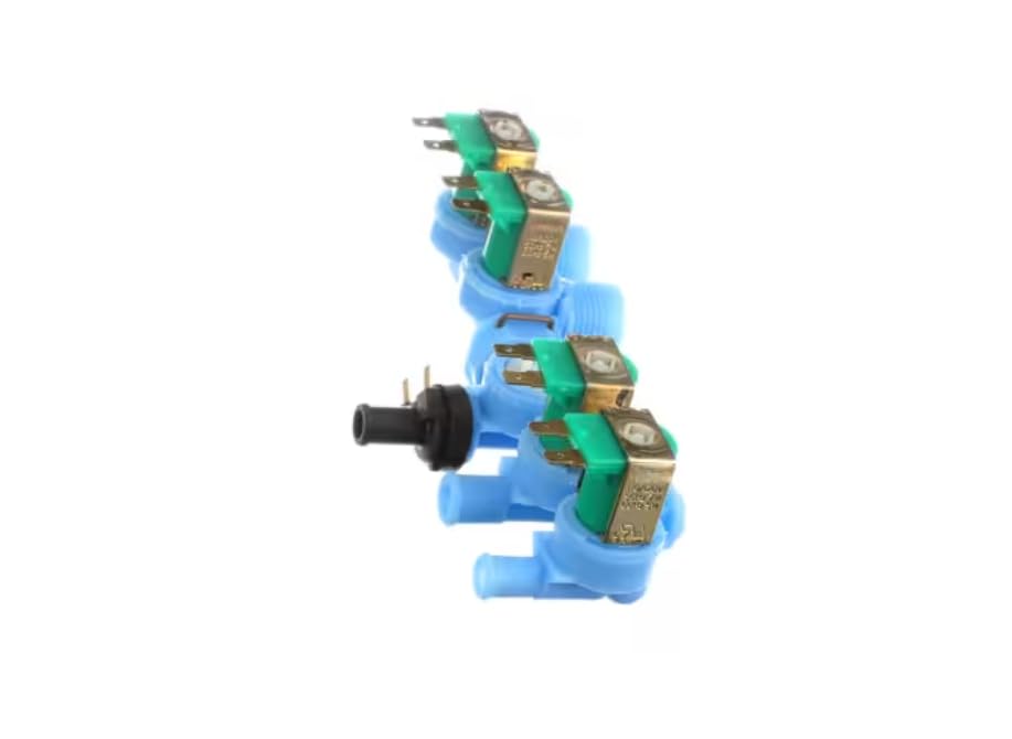 k-75595 T-1 197C20 Solenoid Valve, Water Inlet, 4 Coil, 120V for MAH5500BWQ, MAH5500BWW, MAH7500AWQ