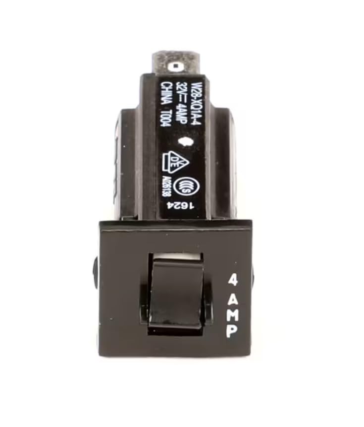Fits Follett 1624 Circuit Breaker, 32V, 4A, Panel Mount for HCE1000W, HCE1400A, HMC1000AVS