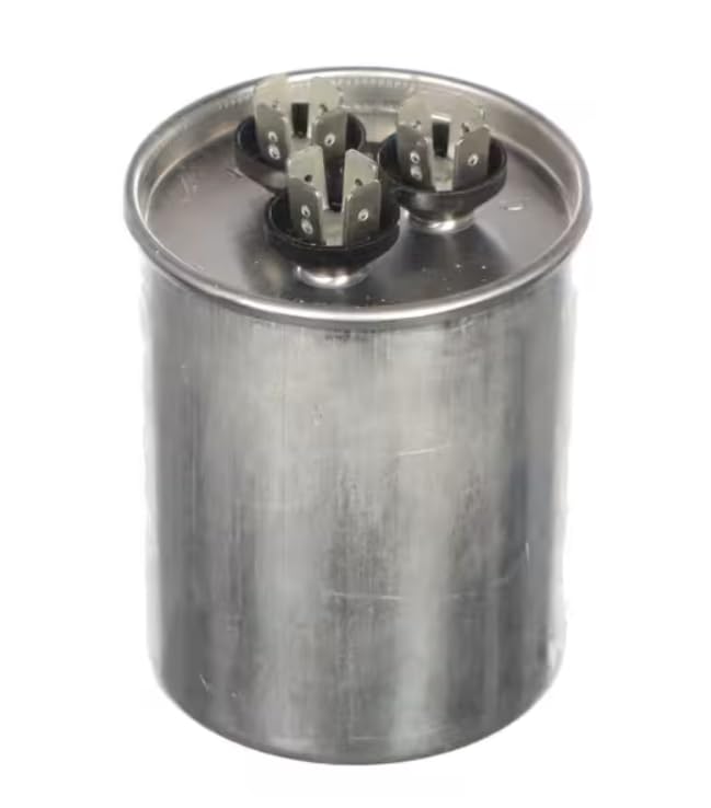 Fits Rheem 328P8010H37P31A45R 321865640210 Capacitor, 80 + 10uF, 370VAC, 50/60HZ, Round for RKPN-A060JK10E, RRPL-B060JK10XAUA, RPNE-060JAZ
