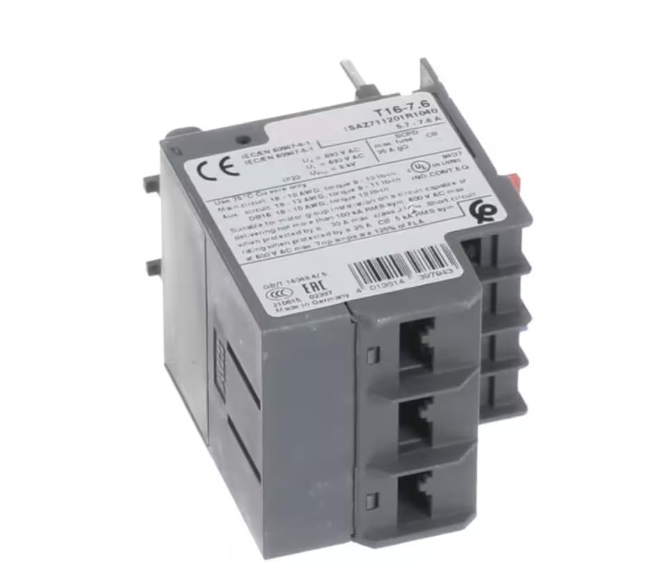 Fits Jackson 94D7 210615 02397 4013514397943 14049 4/.5 T16 Class 10 Overload, 5.7 to 7.6 Amp for AJ-100, AJ-100CE, AJ-100CGP