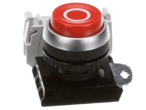 Fits Hobart 60947-5-1 Ith 10A Push Button Stop Switch, Red, 208-230V for FP350C, FP100, FP100C