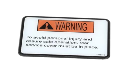 Fits Henny Penny 168571C Label, Service Cover, Warning for OXE-100, PXE-100