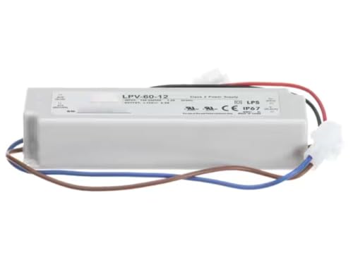 Fits Structural Concepts Class 2 IP67 MW01 Driver LED, 12VDC, 60W for GP840RRBL, GLDSV1242R, HV56RSS
