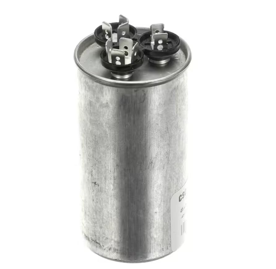 Fits York 328P4505H37N37A5YK 6944 685 Capacitor, Dual Run, 370V, 45uF, 50/60HZ, Round for 1832036/A, 1832036/D, 1821036/D