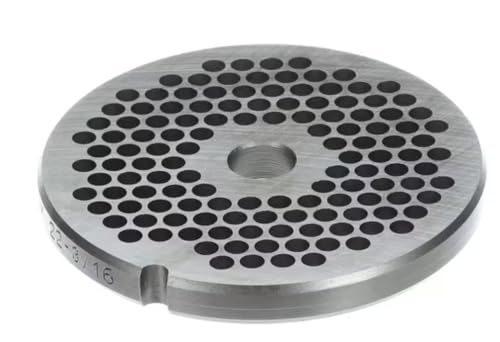 Fits Hobart 22-3/16 Plate with 3/16" Holes, Stainless Steel, #22 Grinder for 4822CE, 4822