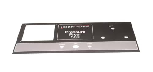 Fits Henny Penny 500 Decal/Overlay, Control Panel, CE Standard 500 for PFE-500, PFG-500, PFG-600