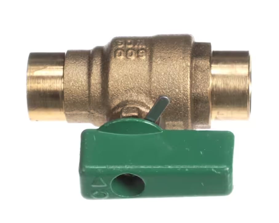 Fits International Environmental Corporation 600 W06 Ball Valve, 1/2", Mem Stop for MGY14A7, MGY14A6, MGY14B6