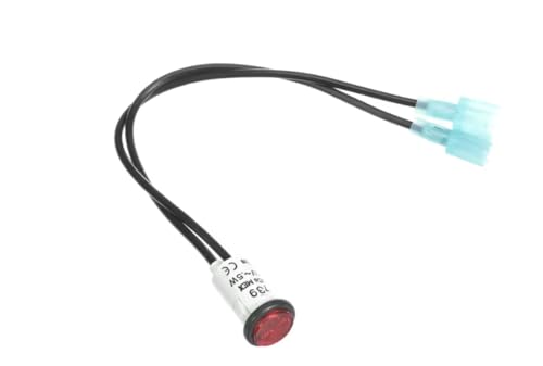 Fits Crathco 1739 250V ~. 5W Indicator Light, Red for HWD5, LTB-103, ME10E-N